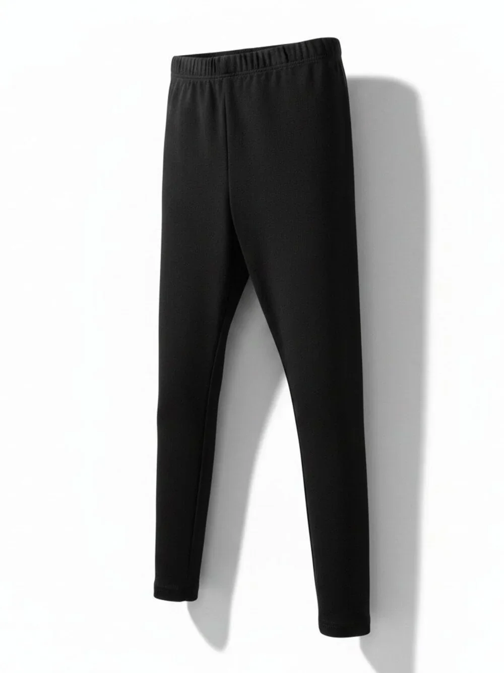 Minikin Mischief Black Ribbed Bamboo Viscose Leggings Kids‎ Size 5/6